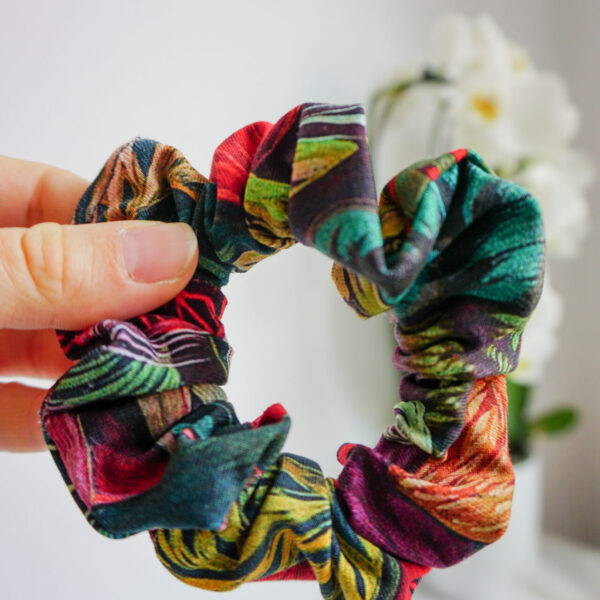 Gumka do włosów SCRUNCHIE - Zaczarowany Ogród
