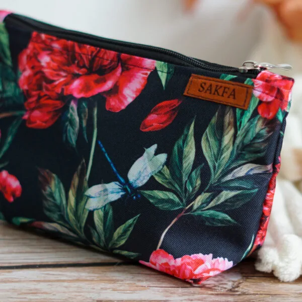 Kosmetyczka mała - Piwonie