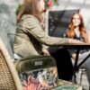 Listonoszka Sophie Khaki - Ptaki i piwonie