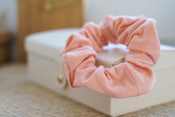 Gumka do włosów SCRUNCHIE Pudrowy róż