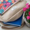 Listonoszka Sophie Beige - Retro Kwiaty