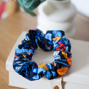 Gumka do włosów SCRUNCHIE - Błękitna łąka