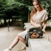 Listonoszka Sophie Khaki - złote maki - obrazek 3