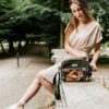 Listonoszka Sophie Khaki - złote maki - obrazek 3
