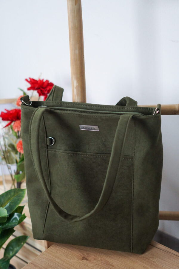 Shopperka Laura Khaki - obrazek 2