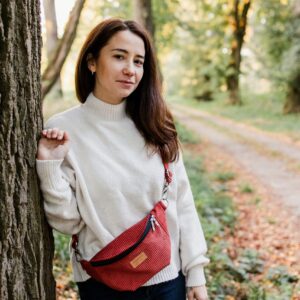 Nerka Premium sztruks - Red