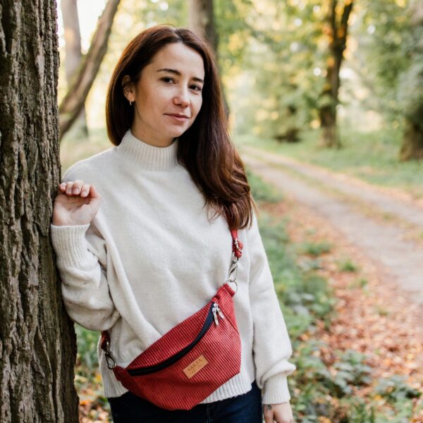 Nerka Premium sztruks - Red