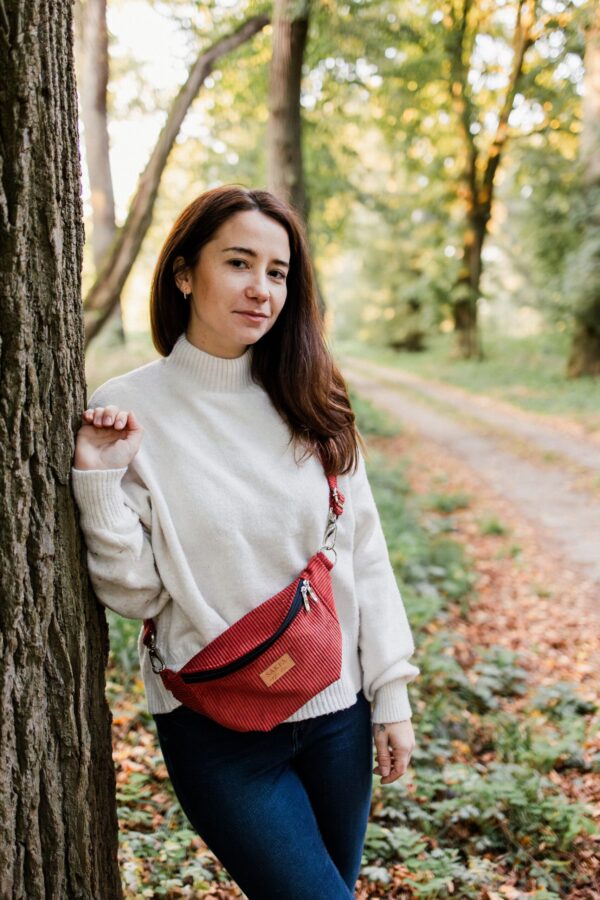 Nerka Premium sztruks - Red