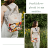Plecak Iris 2w1 - Ptaszek w kwiatach - obrazek 5