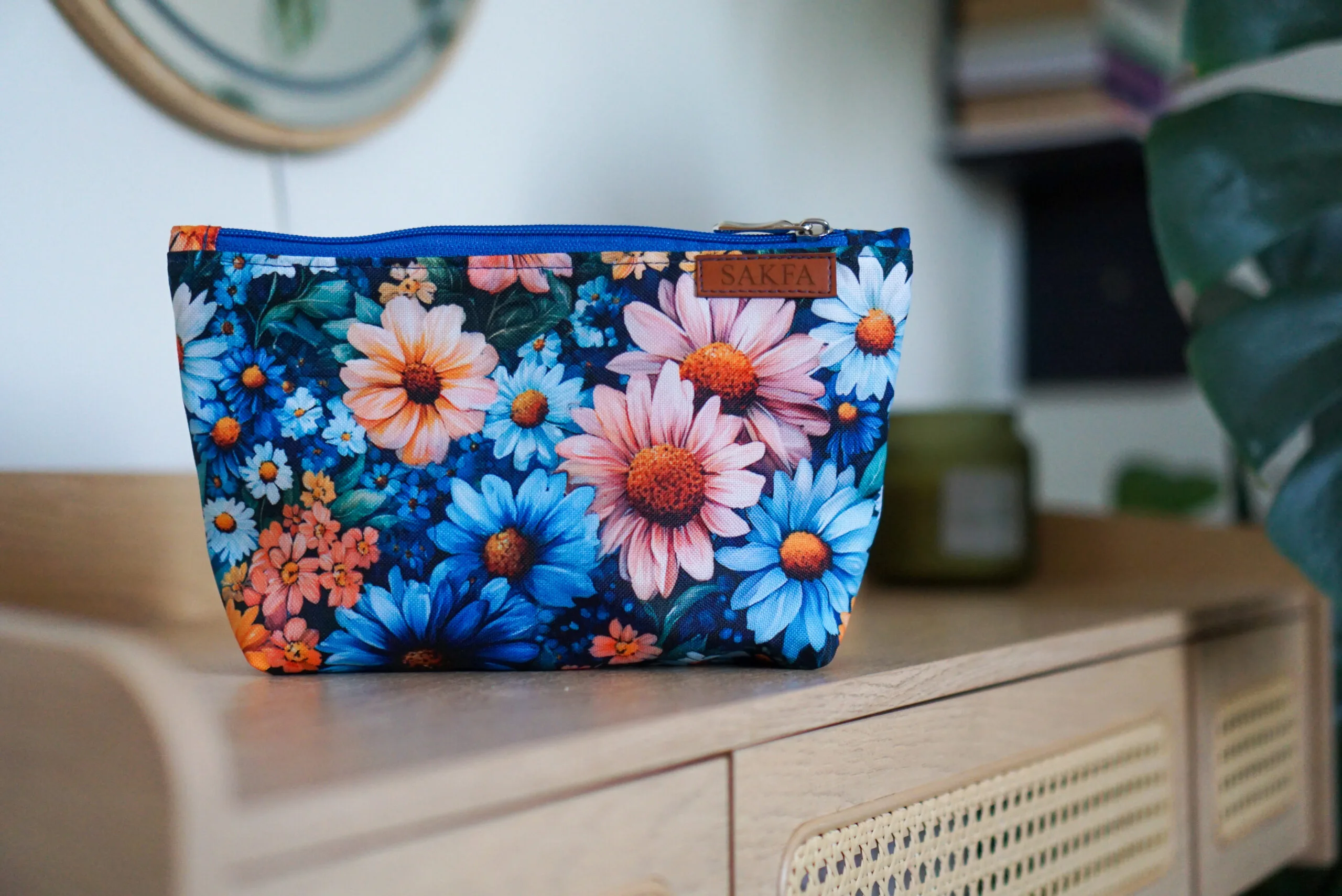 Kosmetyczka mała - Lazurowa łąka