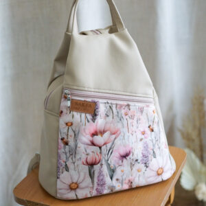 Plecak lilly cream - Wiosenna łąka