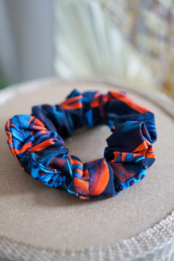 Gumka do włosów SCRUNCHIE - Liście kakaowca