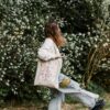 Torba Isabel Beige - Wiosenna łąka