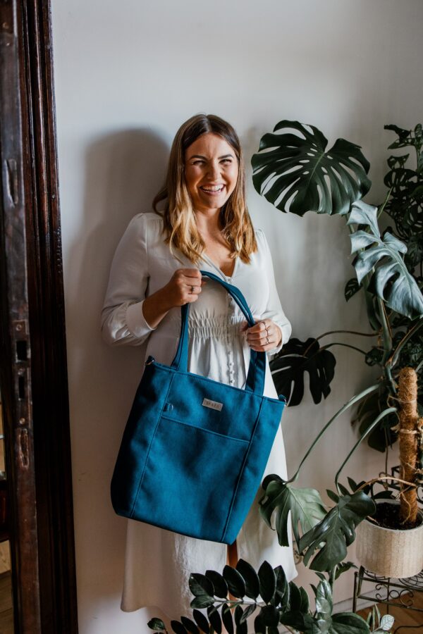 Shopperka Laura - Turkus - obrazek 2
