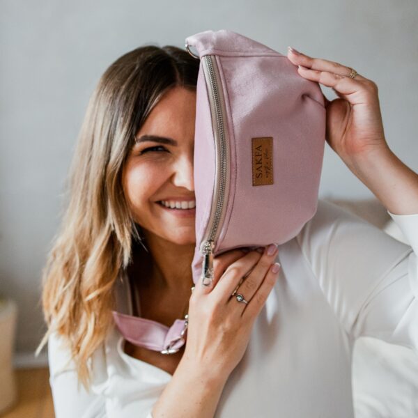Nerka Premium welur - Cukierkowy róż
