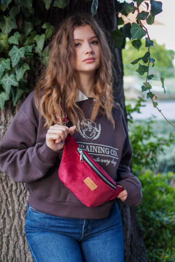 Nerka Premium welur - Wino - obrazek 3