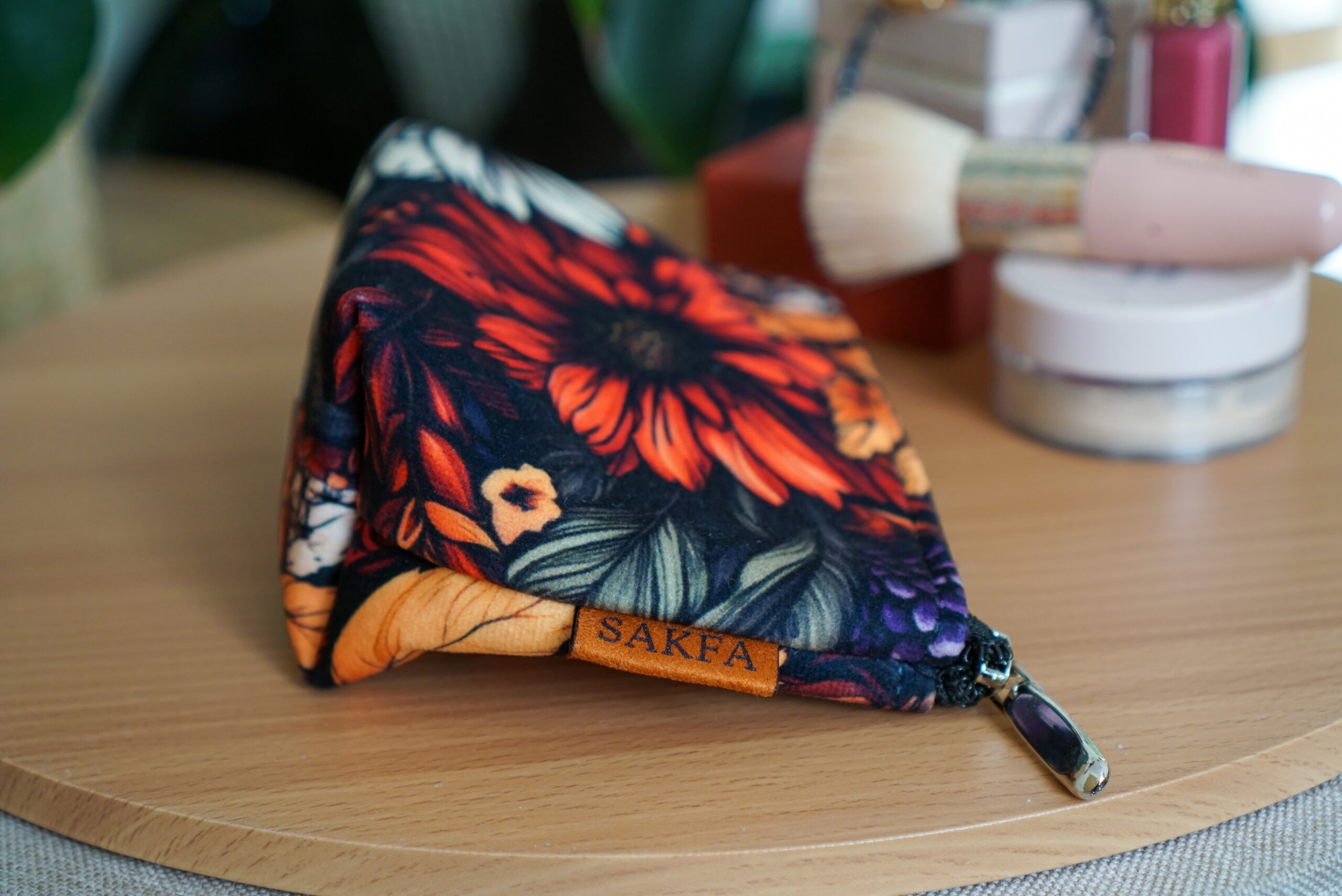 Kosmetyczka zero waste - Jesienne liście WYSYŁKA 24 - obrazek 3