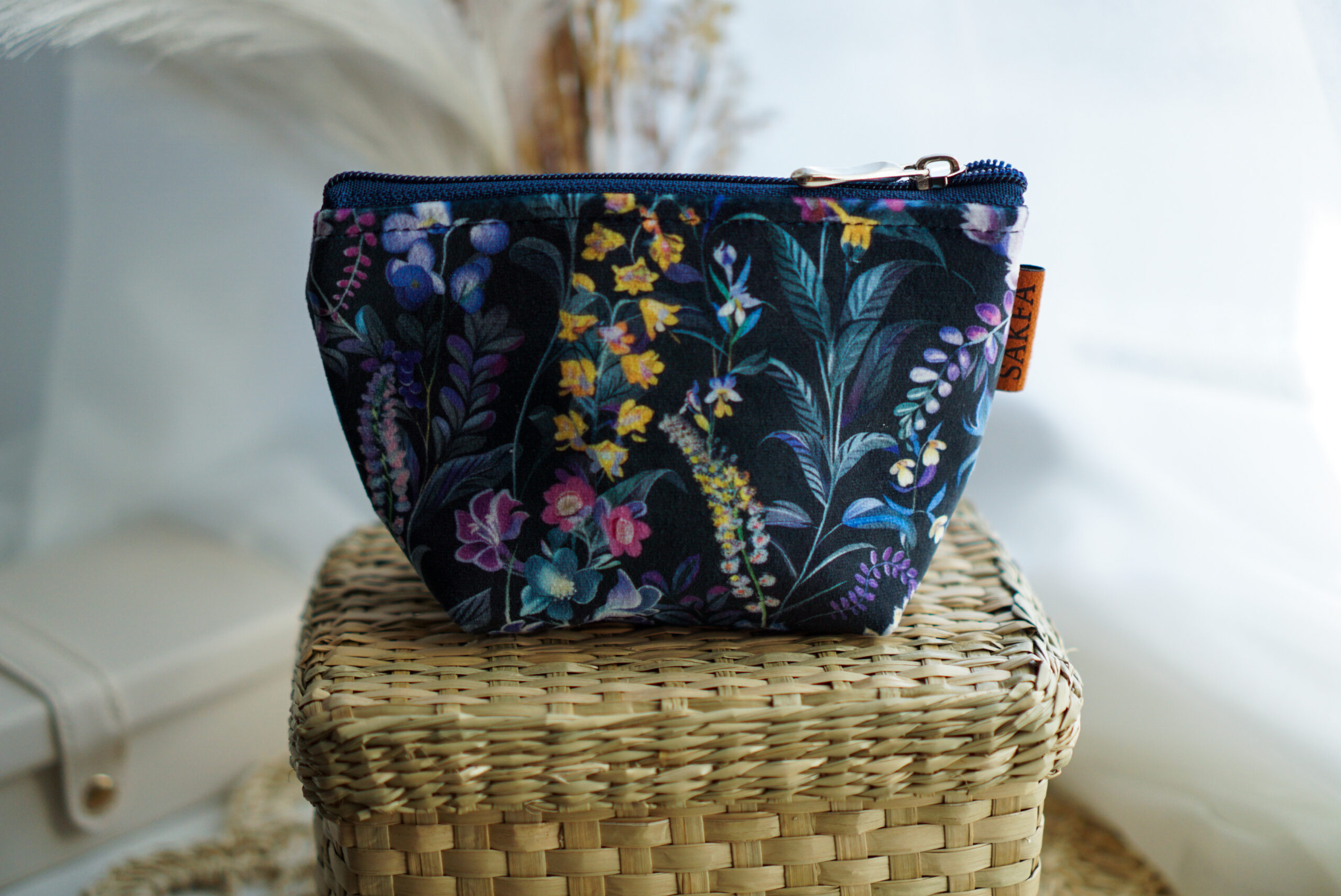 Kosmetyczka zero waste - Polne dwzonki WYSYŁKA 24 H