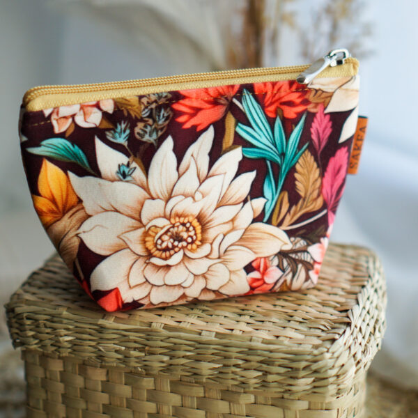 Kosmetyczka zero waste - Kwiatowy raj WYSYŁKA 24 H