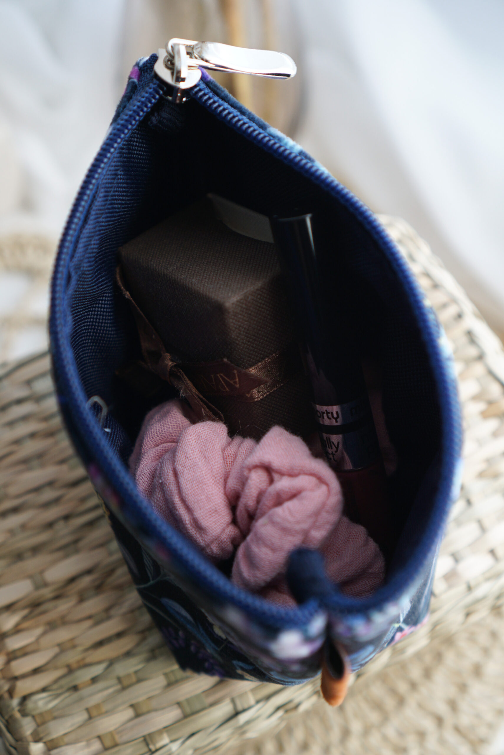 Kosmetyczka zero waste - Polne dwzonki WYSYŁKA 24 H - obrazek 2