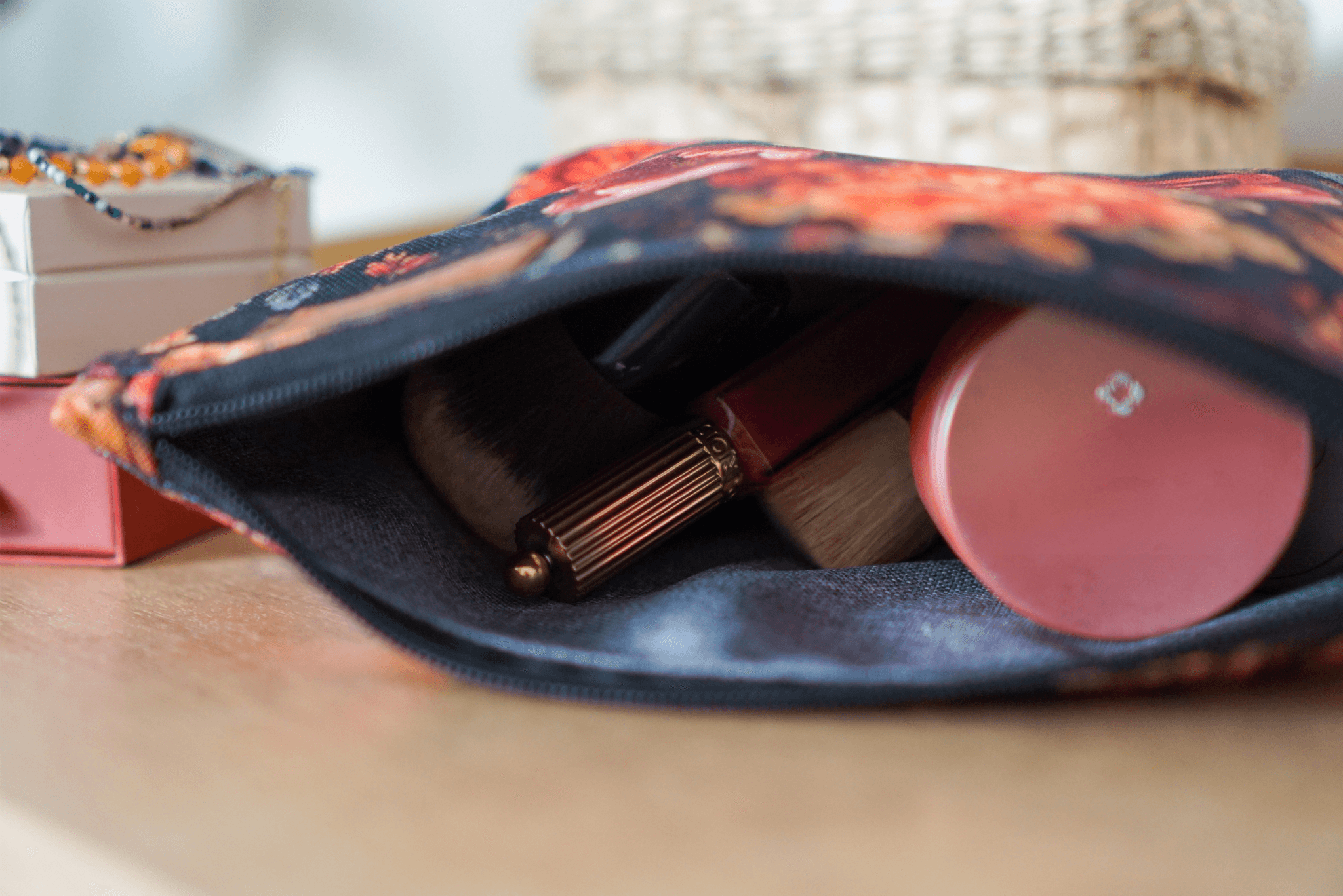 Kosmetyczka mała - Jesienny bukiet - obrazek 3