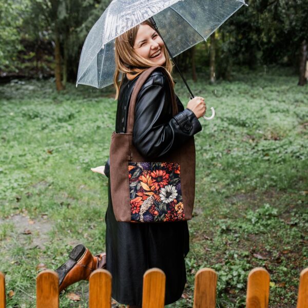 Shopperka Laura Brąz - Jesienny bukiet