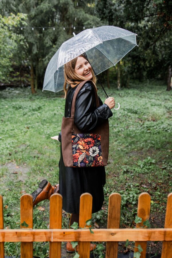 Shopperka Laura Brąz - Jesienny bukiet