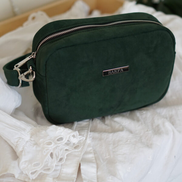 Listonoszka Sophie MINI - Butelkowa zieleń