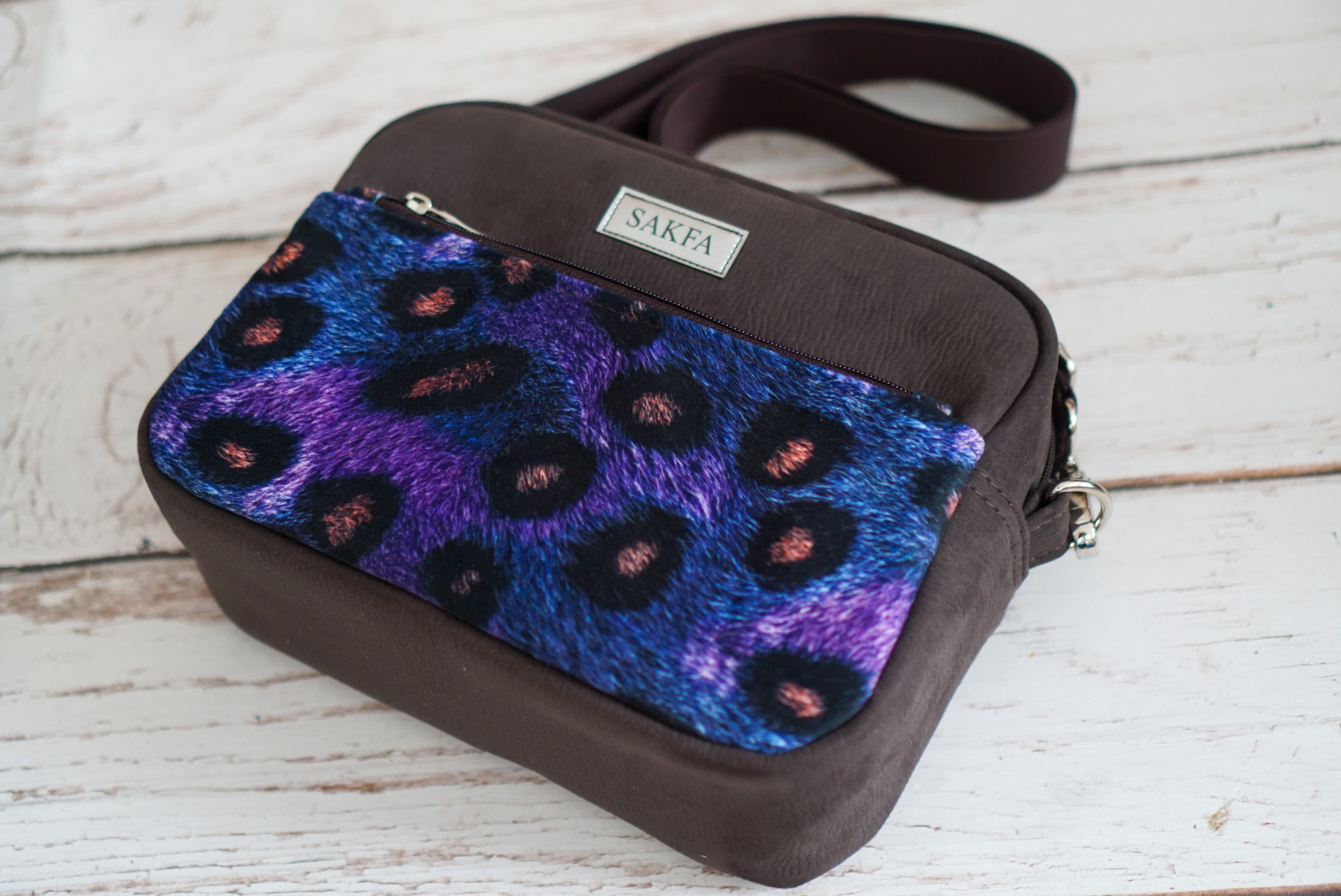 Listonoszka Sophie Ciemna czekolada - Panterka - obrazek 3