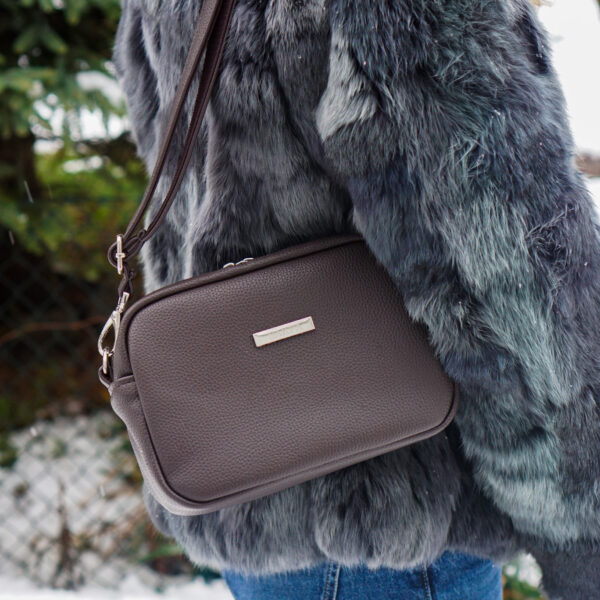 Listonoszka Sophie MINI - Ciemny brąz