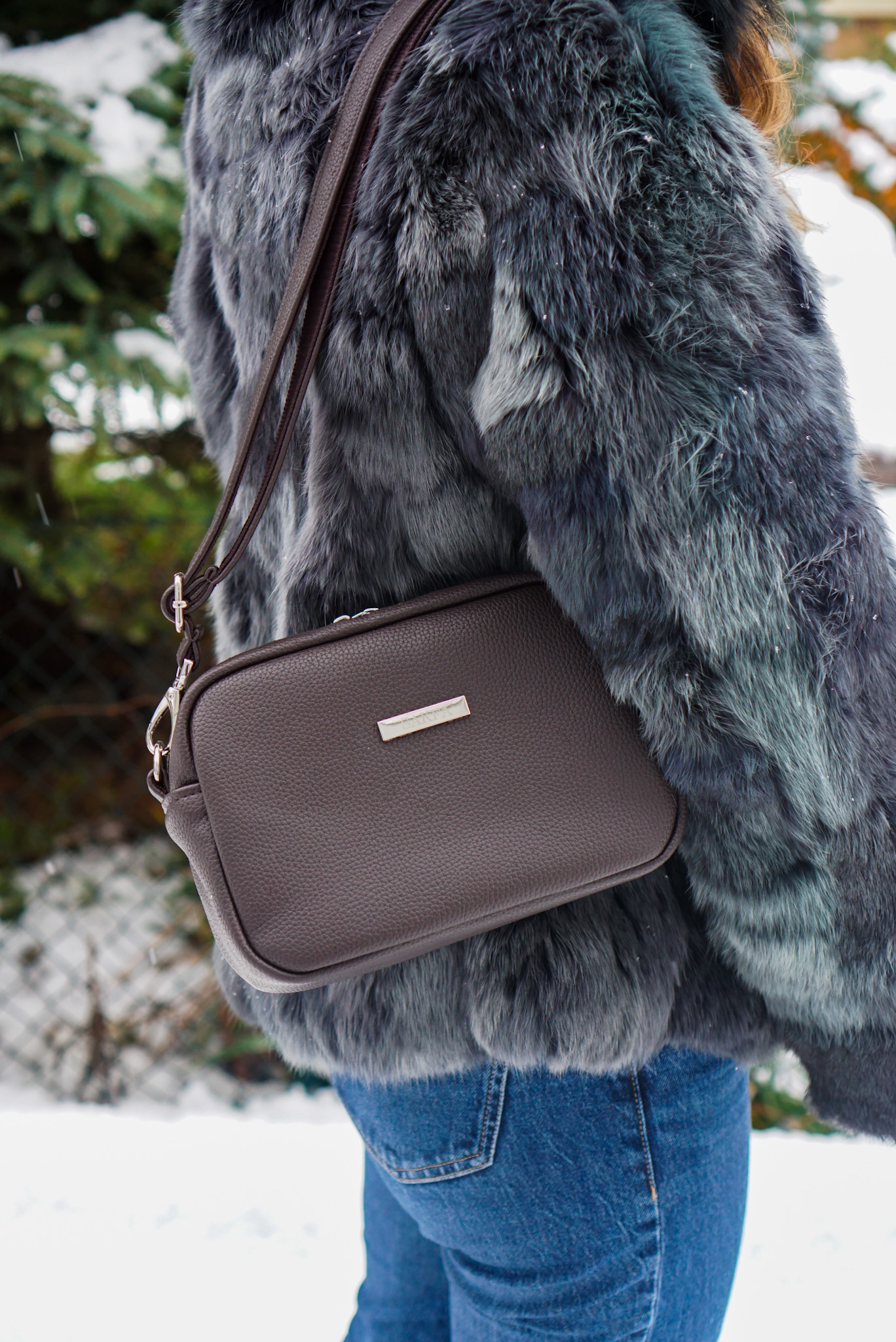 Listonoszka Sophie MINI - Ciemny brąz