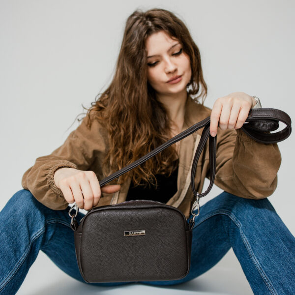 Listonoszka Sophie MINI - Ciemny brąz WYSYŁKA 24H