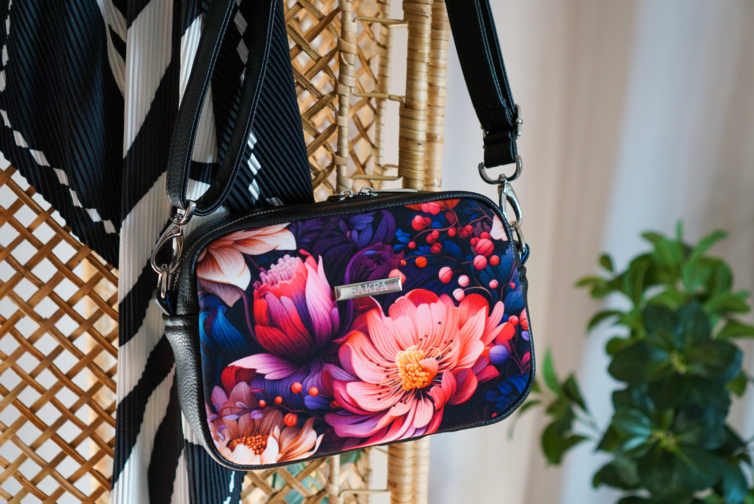 Listonoszka Sophie MINI - Granatowy ogród - obrazek 3