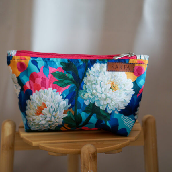 Kosmetyczka mała - Kwiatowa fantazja