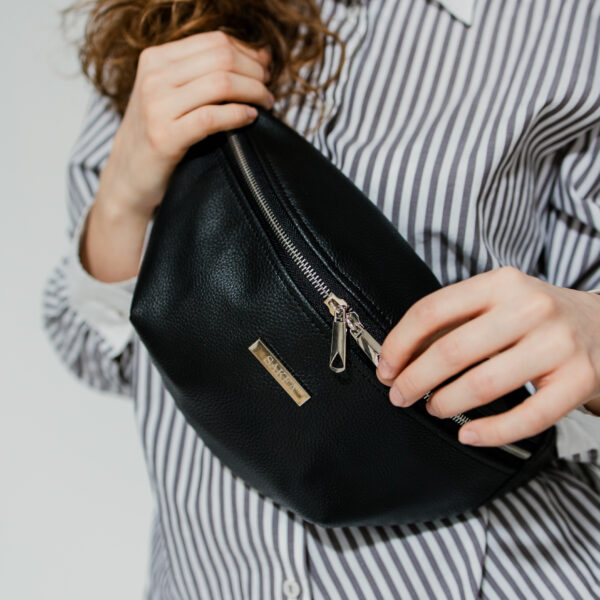 Nerka Classic – black damska nerka z ekoskóry