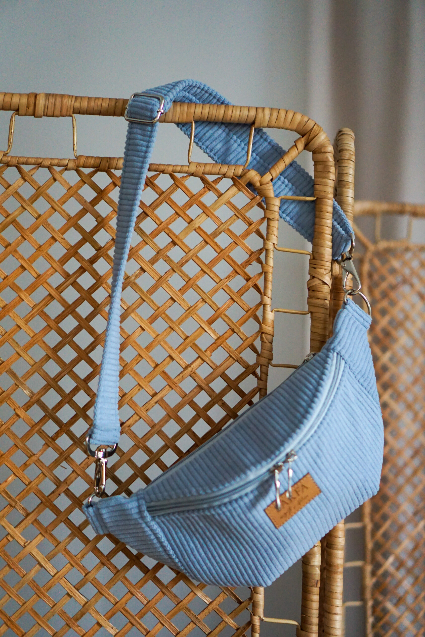 Nerka Premium sztruks - Baby blue - obrazek 6