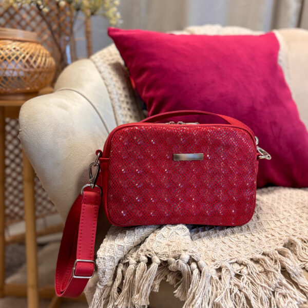 Listonoszka Sophie MINI SKÓRA - RED LIMITED