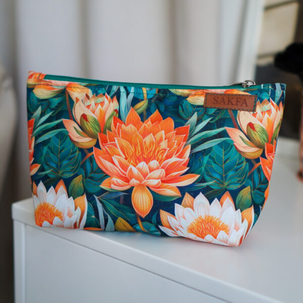 Kosmetyczka mała - Lilie wodne