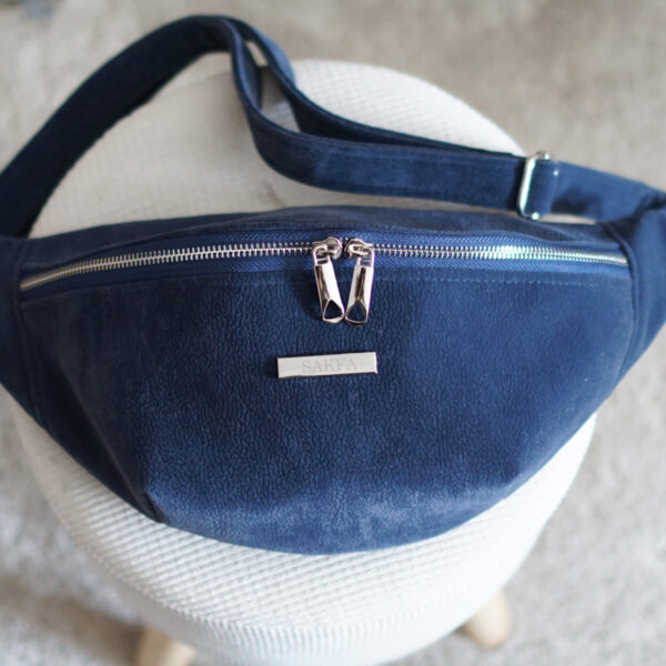 Nerka Classic – Navy damska nerka z nubuku