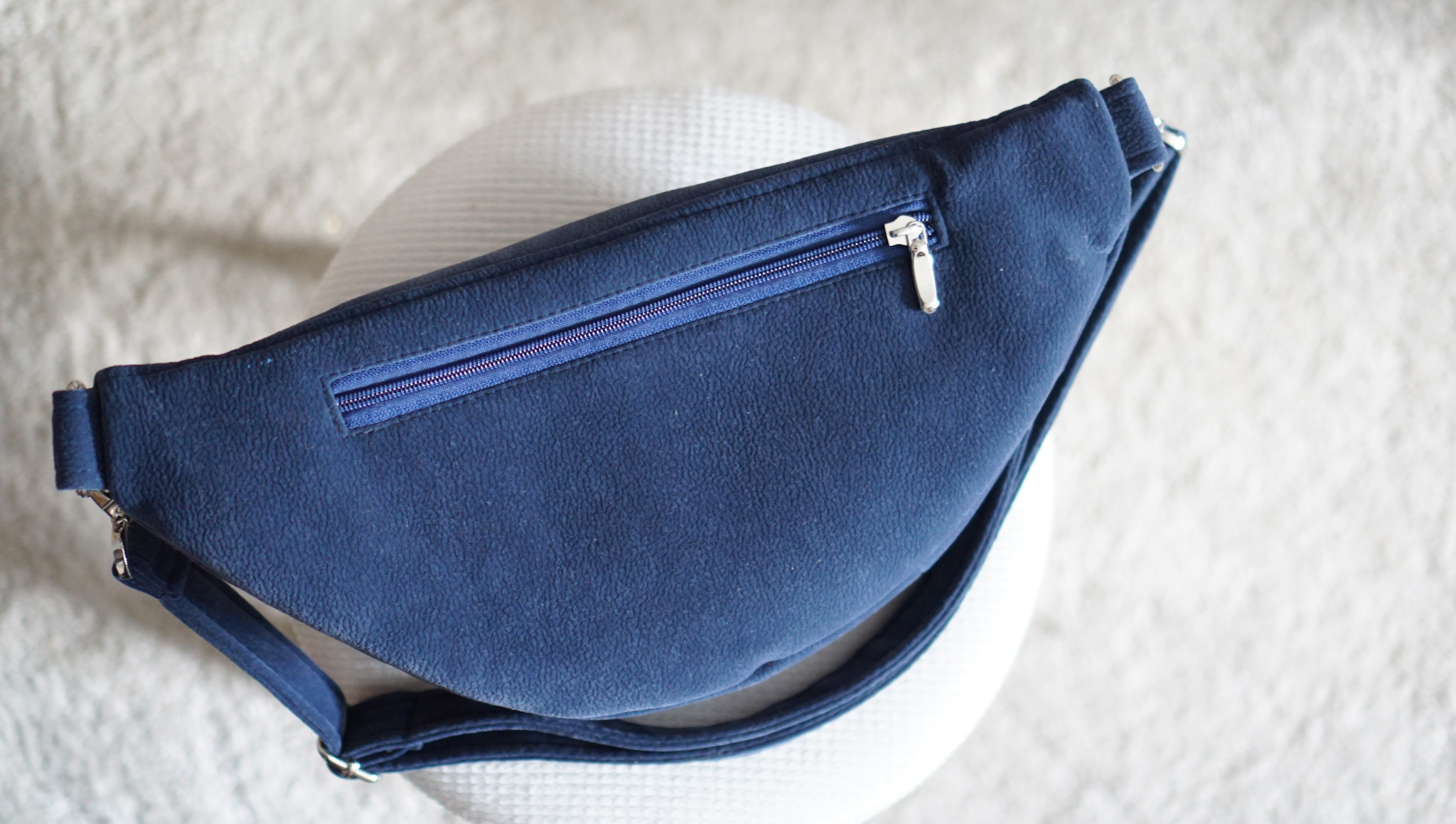 Nerka Classic – Navy damska nerka z nubuku - obrazek 4