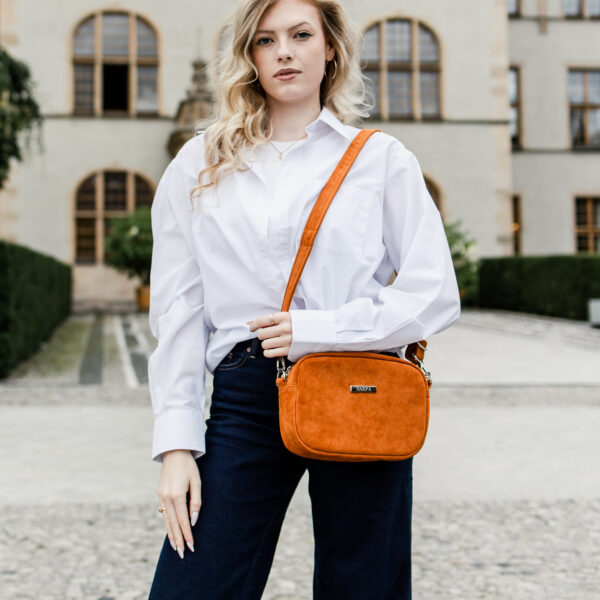 Listonoszka Sophie MINI zamsz – Honey